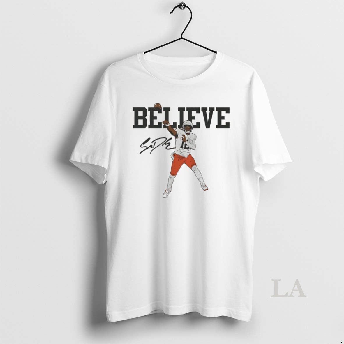 Original I Cant Believe Shedeur Sanders Cleveland Browns Signature T-Shirts