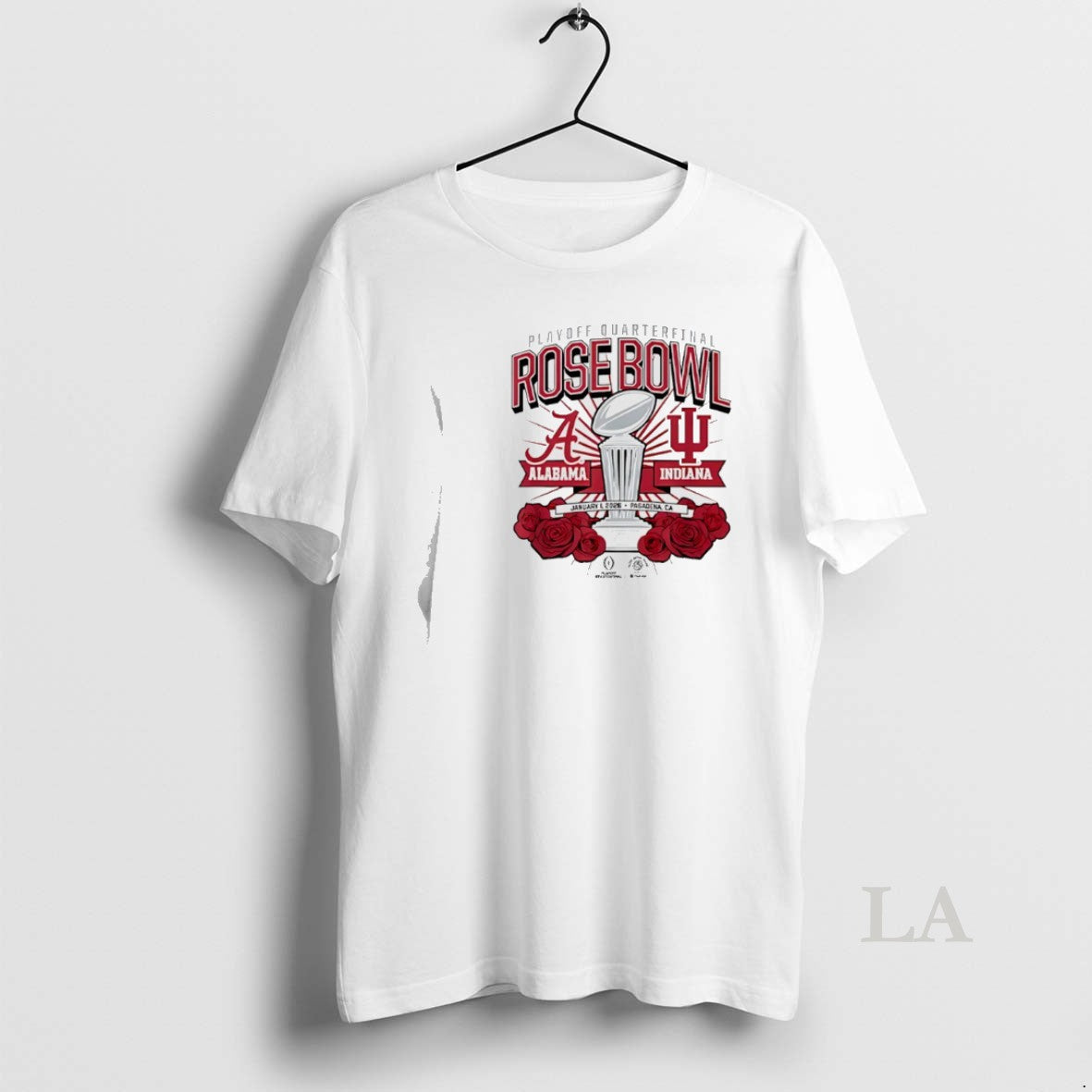 Original Indiana Vs Alabama Playoff Quarterfinal Rose Bowl January 1 2026 T-Shirts