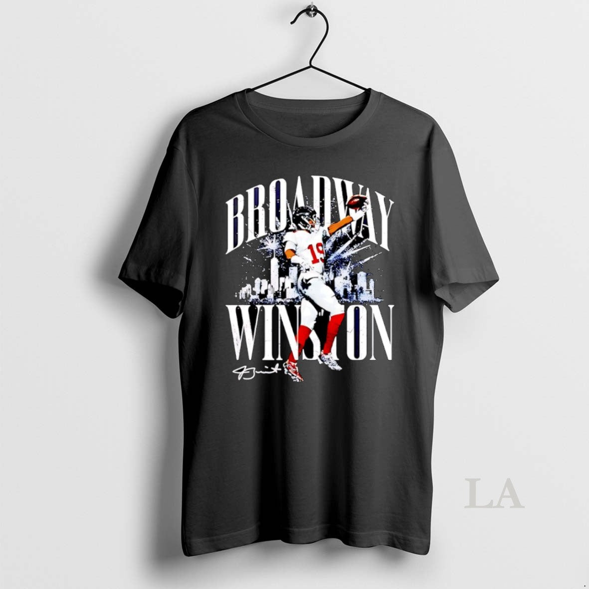 Original Jameis Winston New York Giants Broadway Winston City Skyline T-Shirts