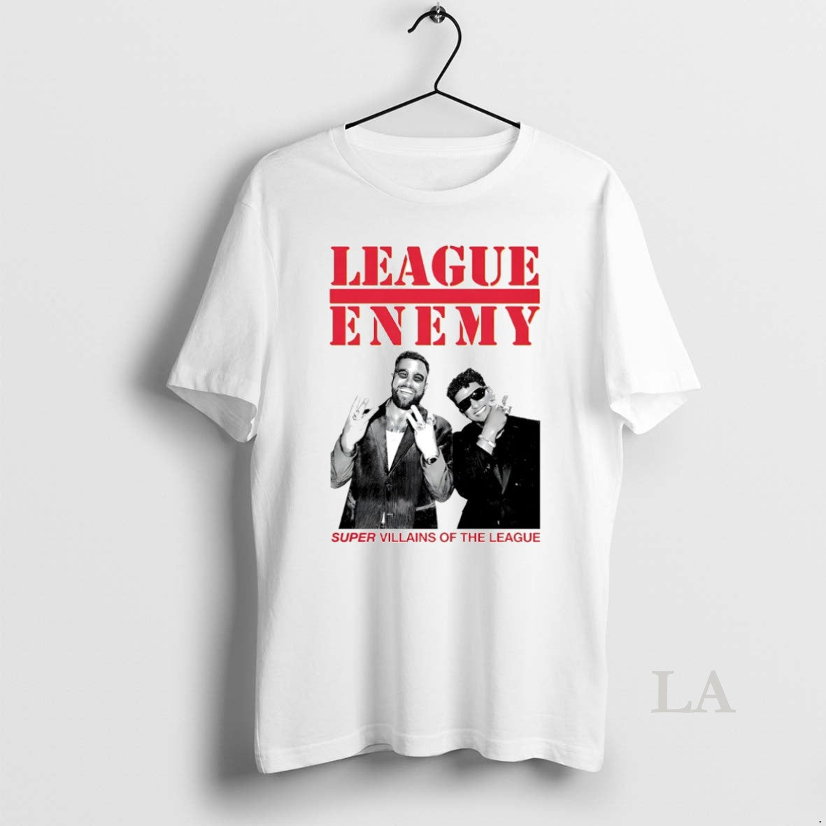 Original League Enemy Super Villains League Circle T-Shirts
