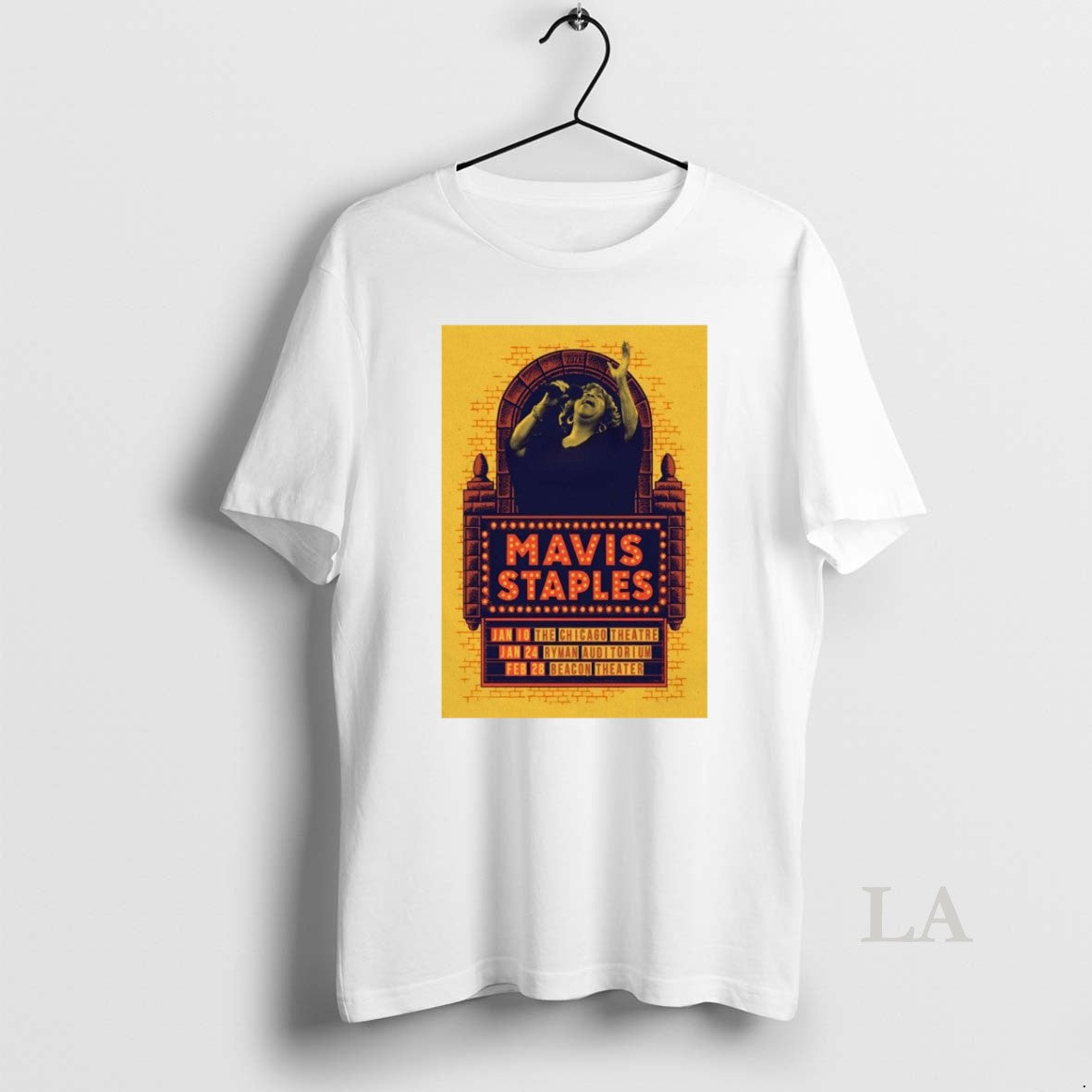 Original Mavis Staples Chicago Theatre Chicago Il Jan 10 2026 T-Shirts