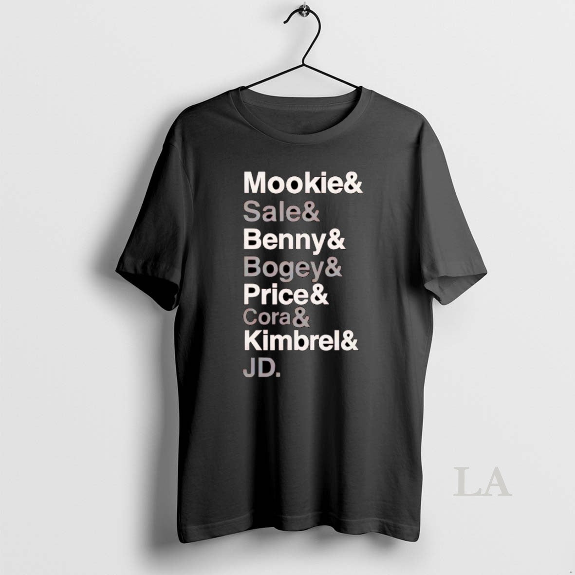 Original Mookie Sale Benny Bogey Price Cora Kimbrel Jd T-Shirts