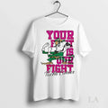 Original Notre Dame Fighting Irish Mascot Tackle Cancer Your Fight Is Our Fight Ladies