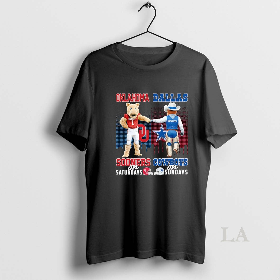Original Oklahoma Sooners Saturdays Dallas Cowboys Sundays Mascot T-Shirts
