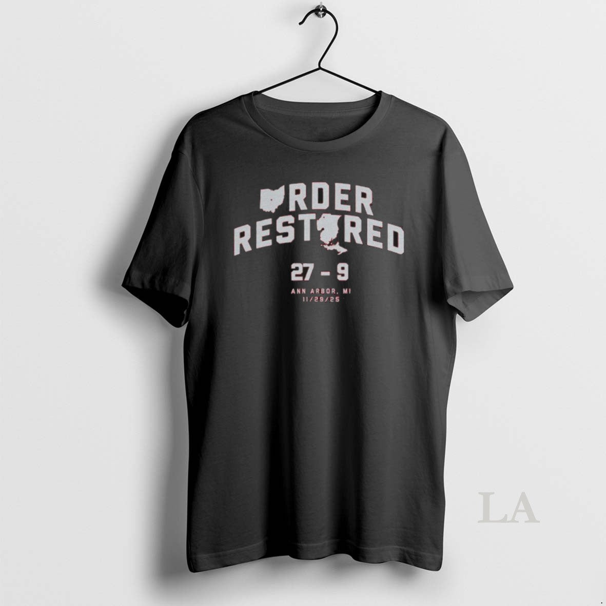 Original Order Restored Ohio State 27 9 Michigan T-Shirts