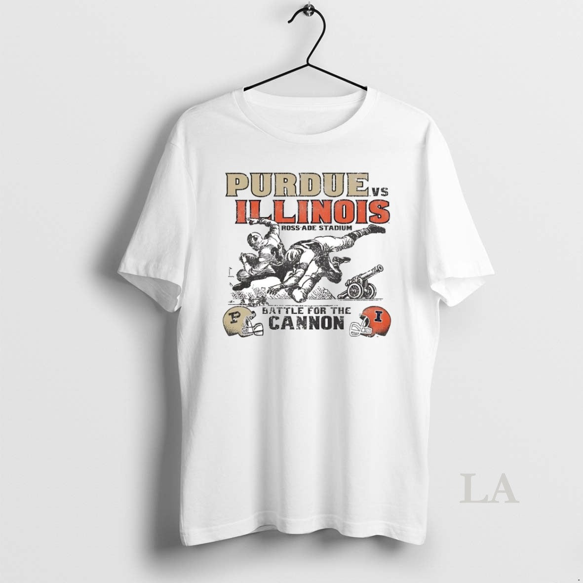 Original Purdue Boilermakers Vs Illinois Fighting Illini 2025 Battle Cannon T-Shirts