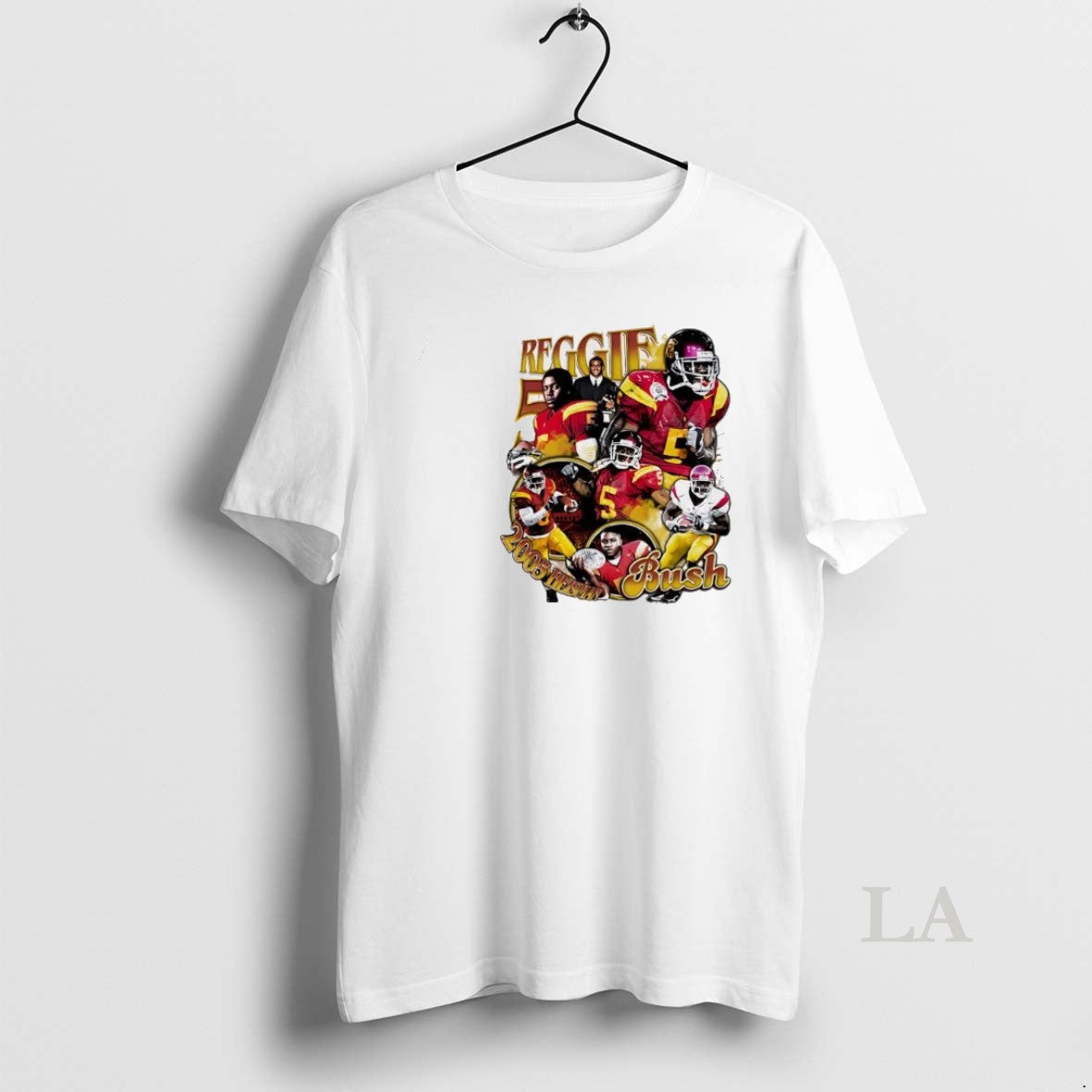 Original Reggie Bush 2005 Heisman Winner Usc Trojans T-Shirts