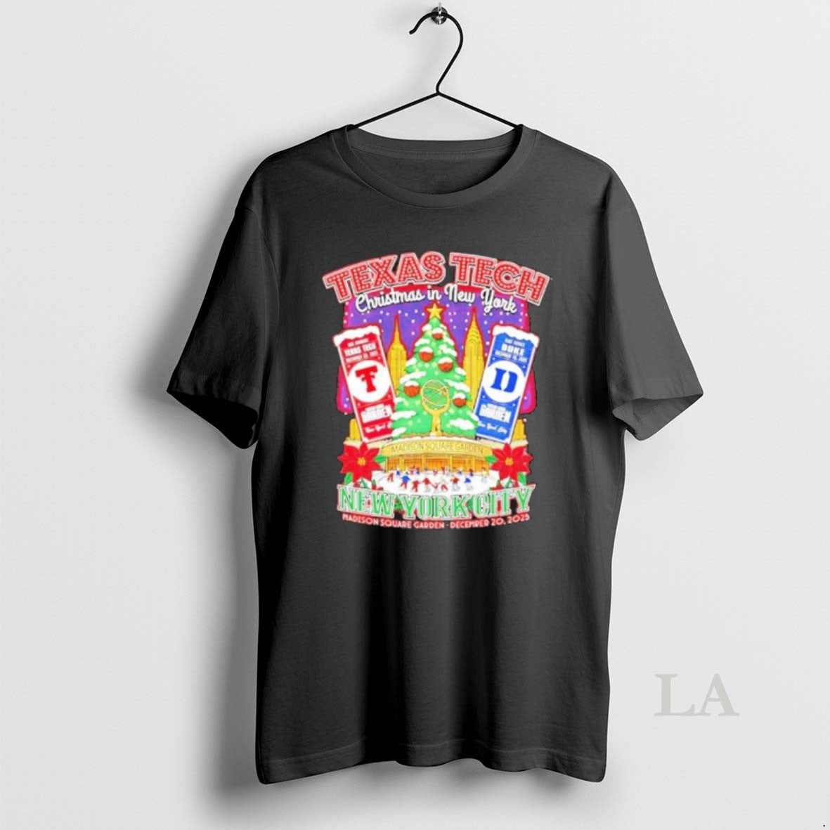 Original Texas Tech Skate Past Duke New York December 20 2025 T-Shirts