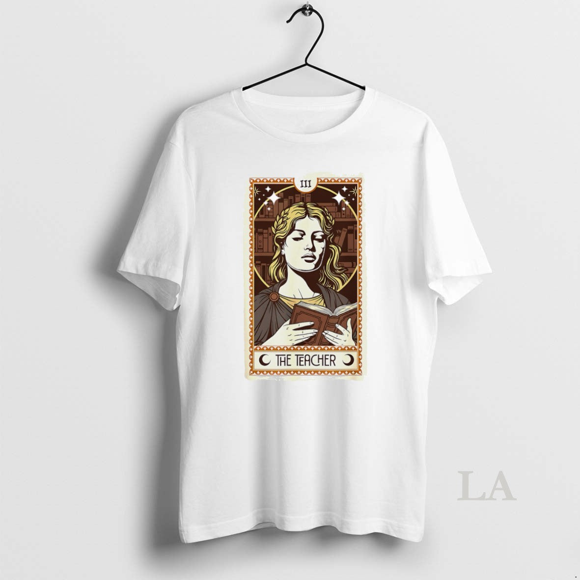 Original Teacher Taro Card Back School T-Shirts