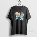 Original Trojans Glitter Effect Stars Around T-Shirts