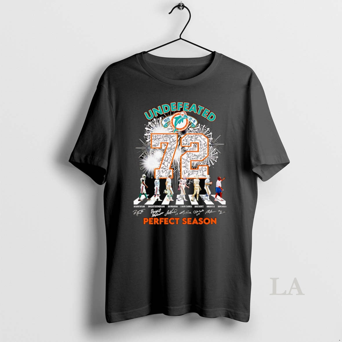 Original Undefeated 72 Miami Dolphins Perfect Season T-Shirts