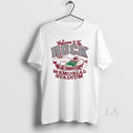 Original Welcome Rock Indiana University Memorial Stadium Circle T-Shirts