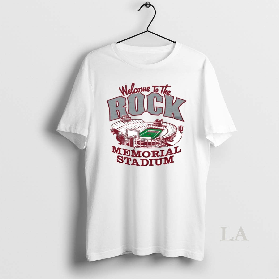 Original Welcome Rock Indiana University Memorial Stadium Circle T-Shirts