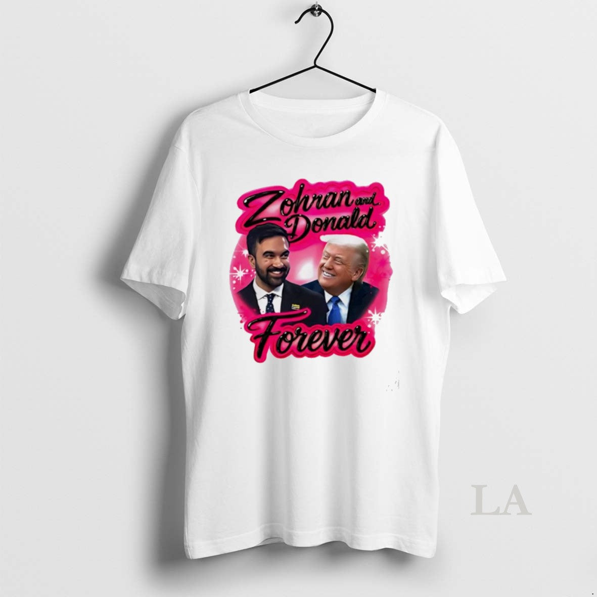 Original Zohran Mamdani Donald Trump Forever Airbrush T-Shirts
