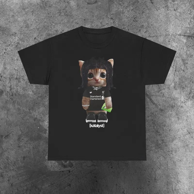 Osamason Kitty Shirt Casual Classic T-Shirts