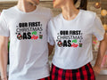 Our First As MR MRS Shirts Matching Couples New Married X Mas Wife Husband Party Wedding T-Shirts