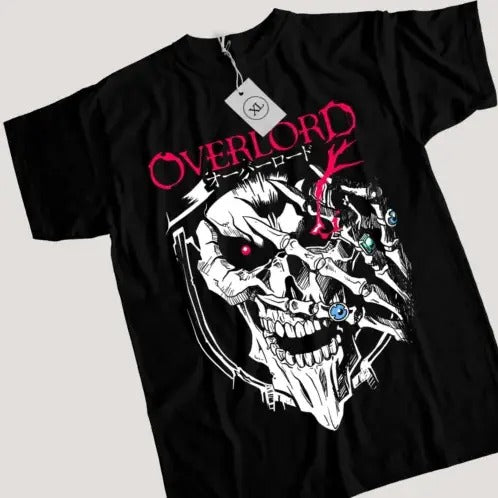 Overlord Ainz Ooal Gown Albedo Skull Anime Manga Shirt All Size T-Shirts