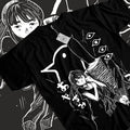 Oyasumi Goodnight Punpun S 4XL Aiko Tanaka Anime Shirt Manga Shirt S 4XL T-Shirts
