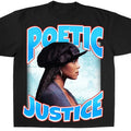 "POETIC JUSTICE 1993" VINTAGE BOOTLEG Casual Menswear T-Shirts