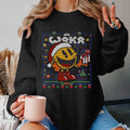 Pac Man Ugly Pacman Pacman Game Ugly Family Waka Waka Arcade Games Xmas Ugly T-Shirts