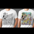 Paisaje Jaguar Menswear T-Shirts