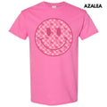 Palm Tree Checker Happy Face Gildan Short Sleeve 'NLB' T-Shirts