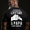 Papa Is My Favorite Name Funny Grandpa Shirt Grandfather Shirt Grandpa Granddaughter T-Shirts