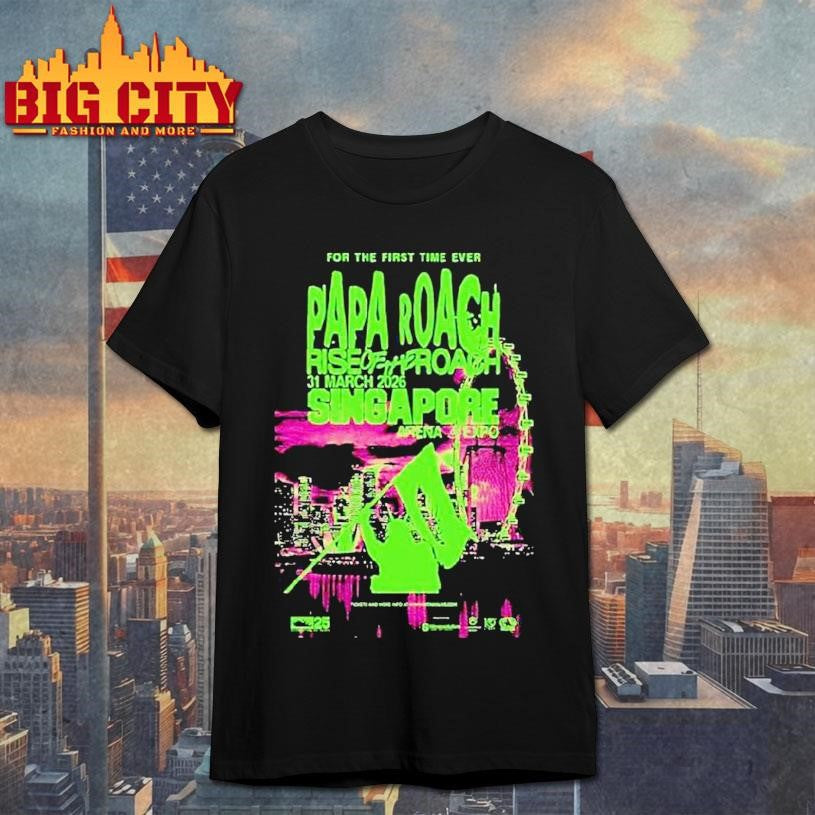 Papa Roach Mar 31 2026 Singapore Expo Shirt