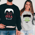Parents Halloween Halloween Dad Cula Mom Ster Matching Couples Halloween Party Wife Husband Long Sleeve Halloween Daddy Mommy T-Shirts