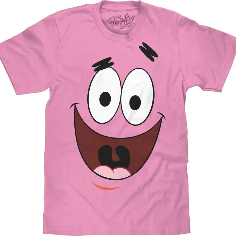 Patrick Star Face Light Pink T-Shirts