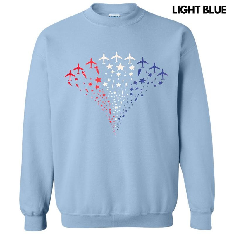 Patriotic Airplanes T-Shirts