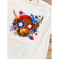 Patriotic Cow Top T-Shirts