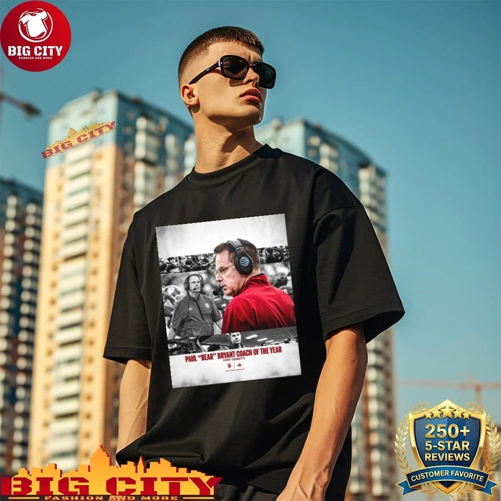 Paul Bear Bryant Coach Of The Year Curt Cignetti Shirt