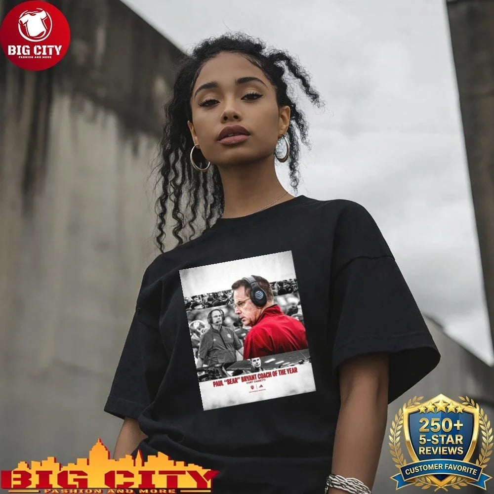 Paul Bear Bryant Coach Of The Year Curt Cignetti Shirt