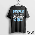 Pawpaw Of The Birthday Girl Snowflakes Winter Christmas Tshirts Sweater