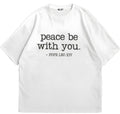 Peace Quote Pope Leo XIV Sustainable Cotton Retro 90s Vintage Cotton T-Shirts