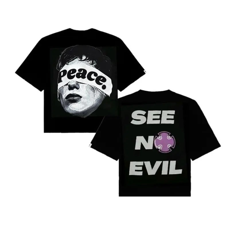 Peace. See No Evil Cotton Shirt S 4XL Multiple Color T-Shirts