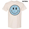 Peachy Blooms Happy Face Gildan Short Sleeve 'NLB' T-Shirts