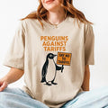 Penguins Against Tariffs Shirt Resistance T-Shirts