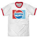 Pepsi Ringer White Red T-Shirts
