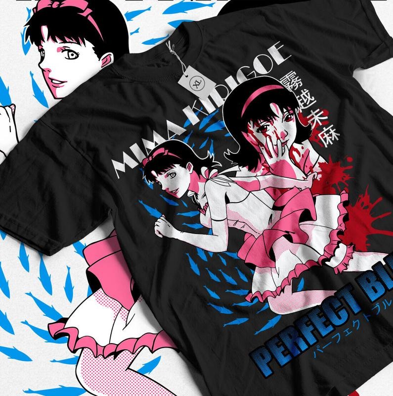Perfect Blue S 4XL Horror Anime Perfect Blue Mima Kirigoe Shirt S 4XL T-Shirts