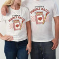 Perfect Match Valentine Couple Shirt Cotton Fabric Casual Streetstyle Crew Neck Short Sleeve Tops Date T-Shirts