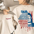 Peronalized Joe Dirt Merica July 4th DRG Funny Joe Dirt 4th July DRG Memorial Day DRG Independence Day T-Shirts