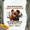 Personalized BWA Dad Daughter Connected Heart SB92 26O53 T-Shirts