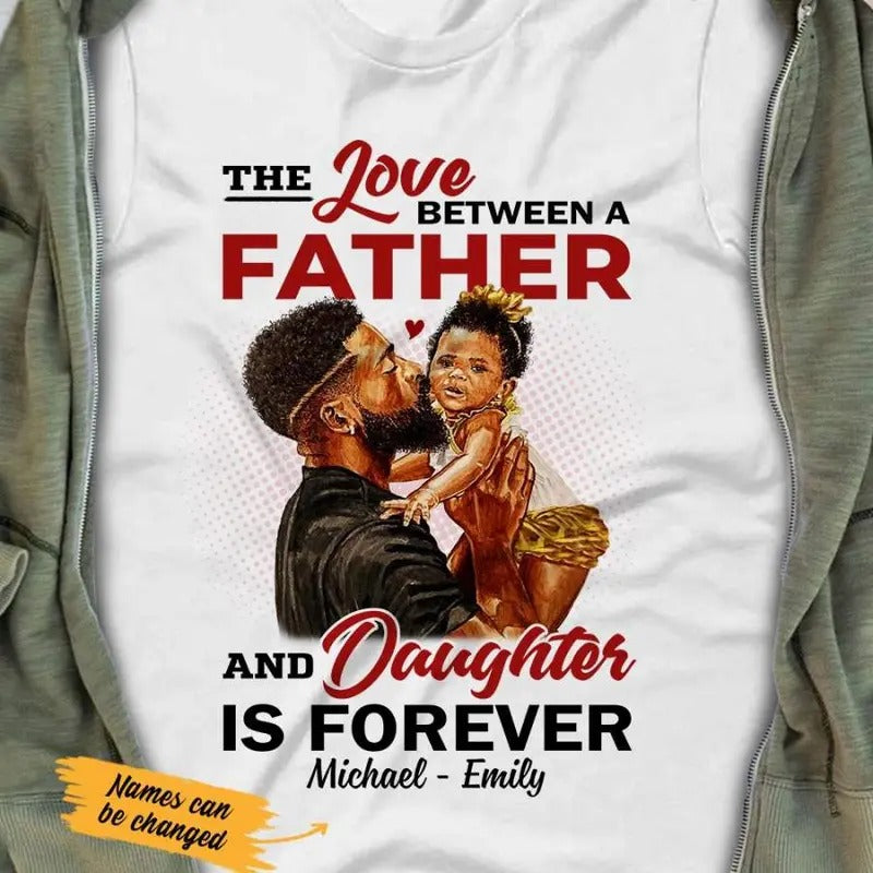 Personalized BWA Dad Daughter Love AG173 81O47 T-Shirts
