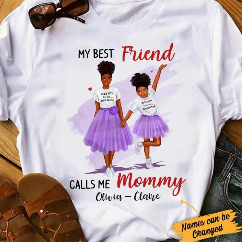 Personalized BWA Mom Friend AG61 65O34 T-Shirts