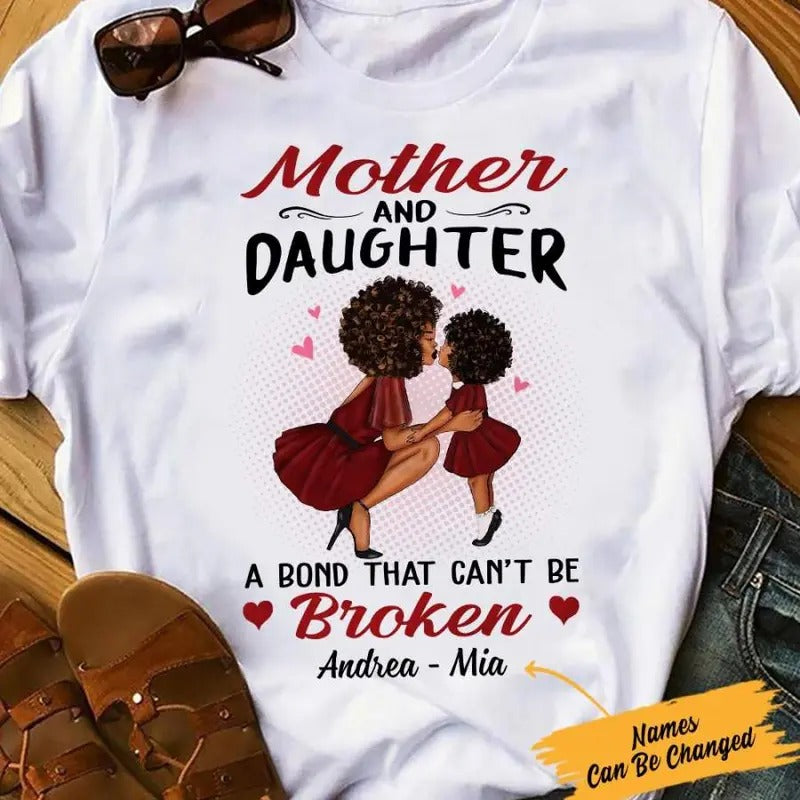 Personalized BWA Mom Mother Daughter AG61 30O57 T-Shirts