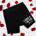 Personalized Boyfriend Boxer Funny Underwear Custom Name Him Husband Valentine Boxers Boyfriend T-Shirts