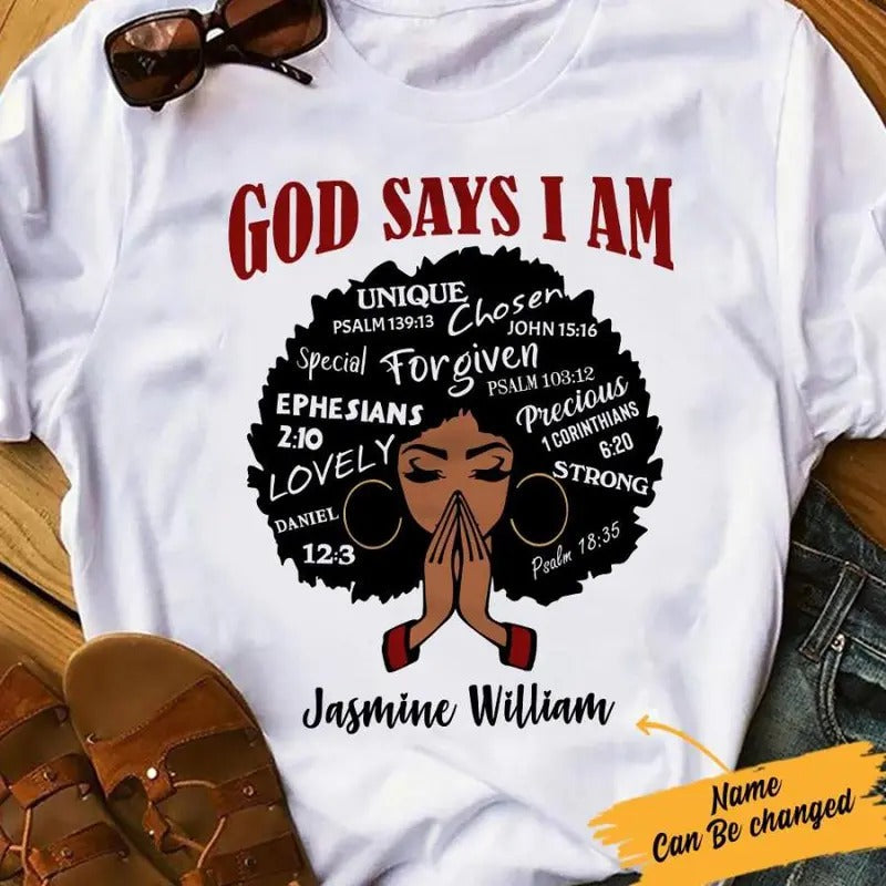 Personalized God Says BWA JL311 85O57 T-Shirts