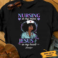 Personalized Nursing Vein Jesus Heart BWA JL242 28O34 T-Shirts